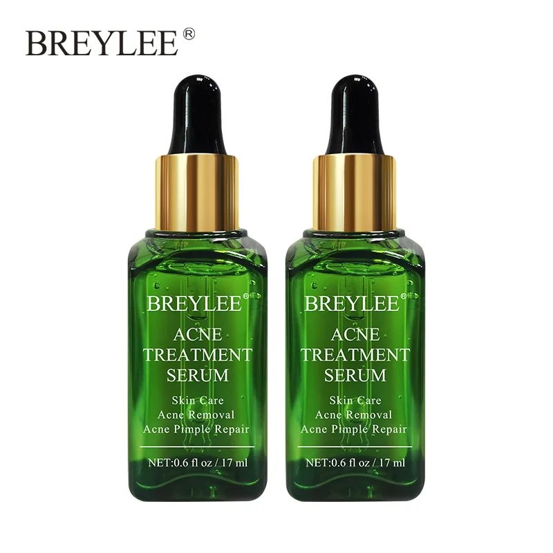 

BREYLEE 2 шт., сыворотка для лечения акне, натуральное средство для удаления шрамов на лице, уход за кожей лица, отбеливание, восстановление кожи