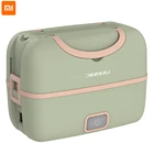 Портативный Электрический Ланч-бокс Xiaomi Liren для приготовления пищи, герметичный, бесшумный, большой емкости, двухслойный, паровой