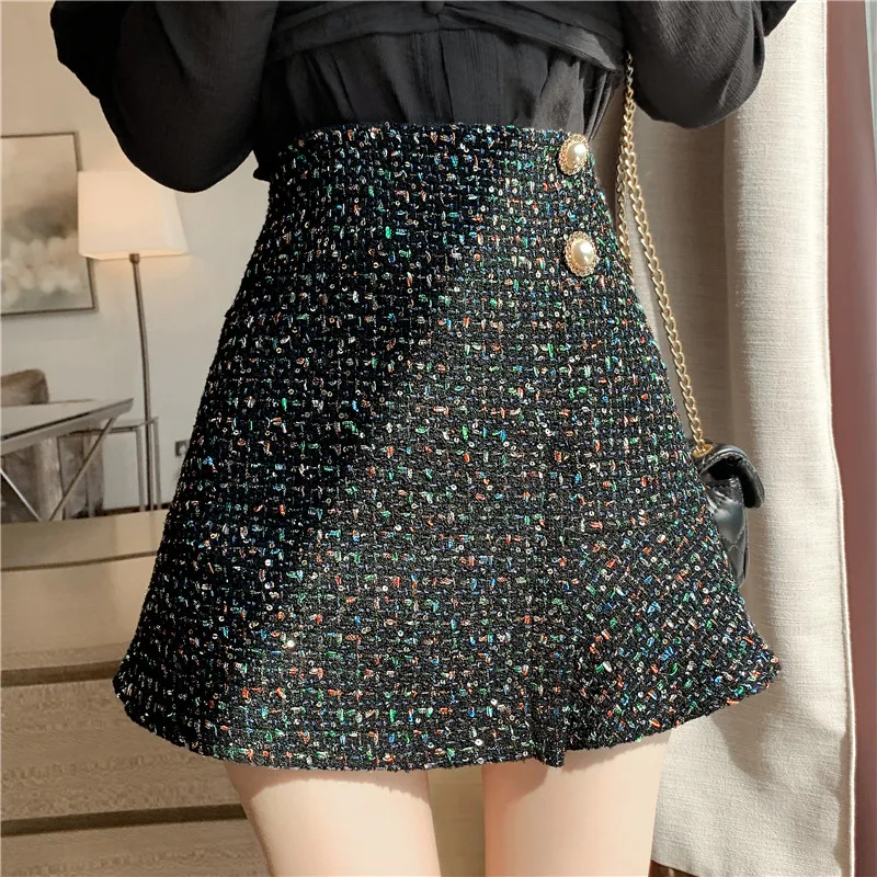 2020 осенне-зимняя вязаная юбка с высокой талией длинная юбка-карандаш женская