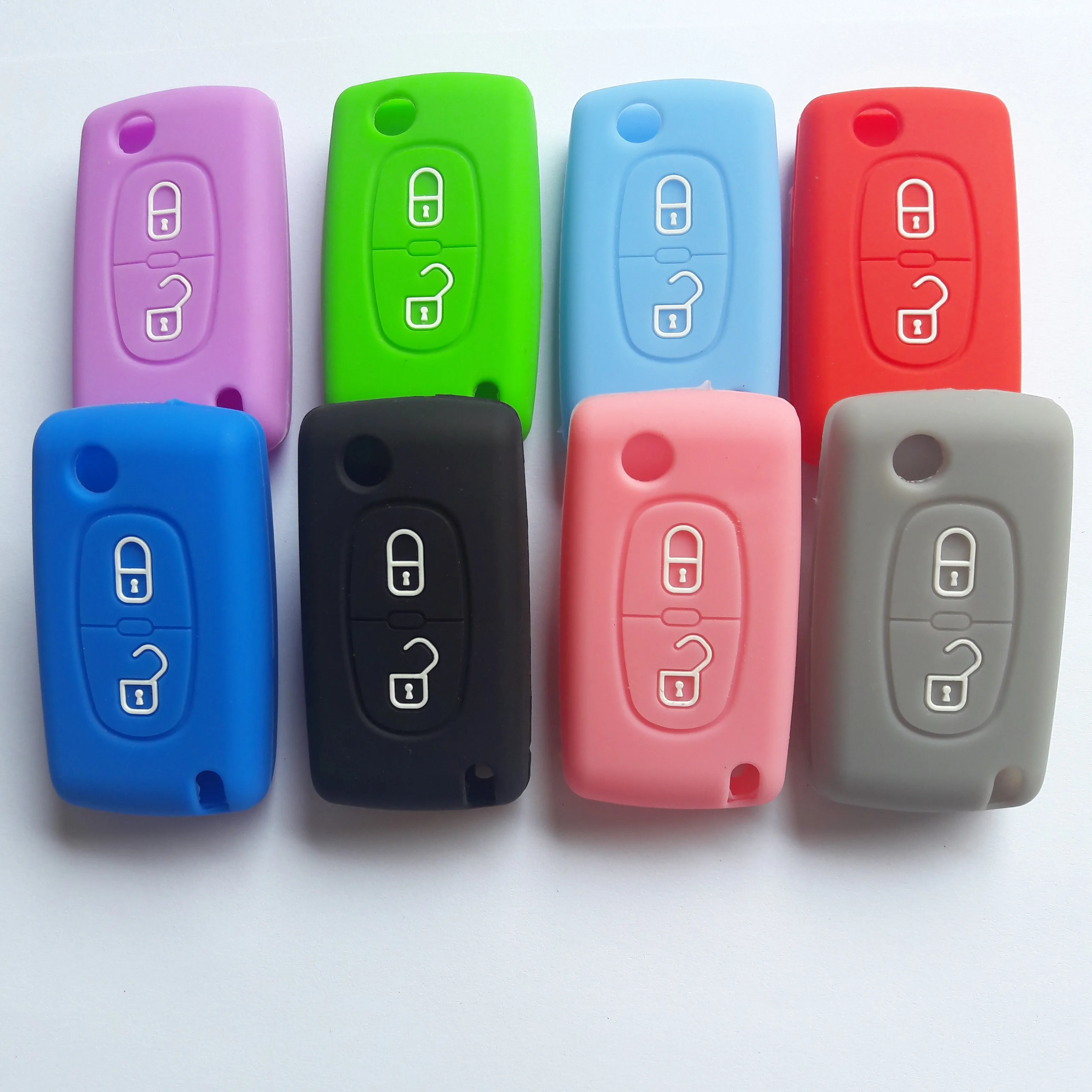 Чехол книжка с франко борт складной дистанционный ключ кремния чехол для Peugeot 306