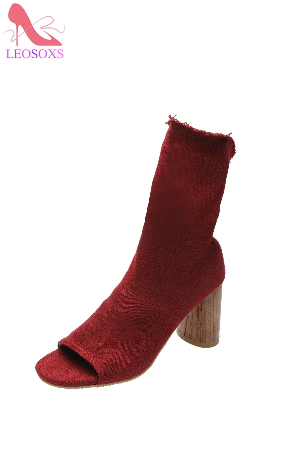 

Hot Sale Spring Autumn Lacing Knee High Boots Women Fashion White Square Heel Woman Leather Shoes Winter PU Large Size