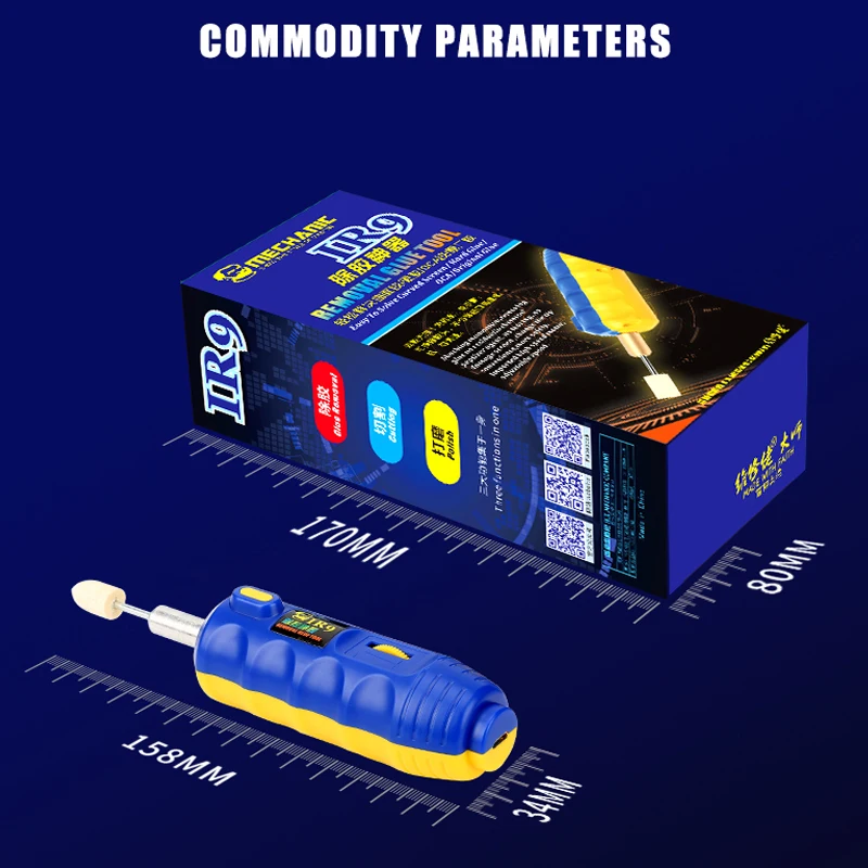 Набор инструментов для ремонта телефонов небольшая Электрическая дрель с ЖК