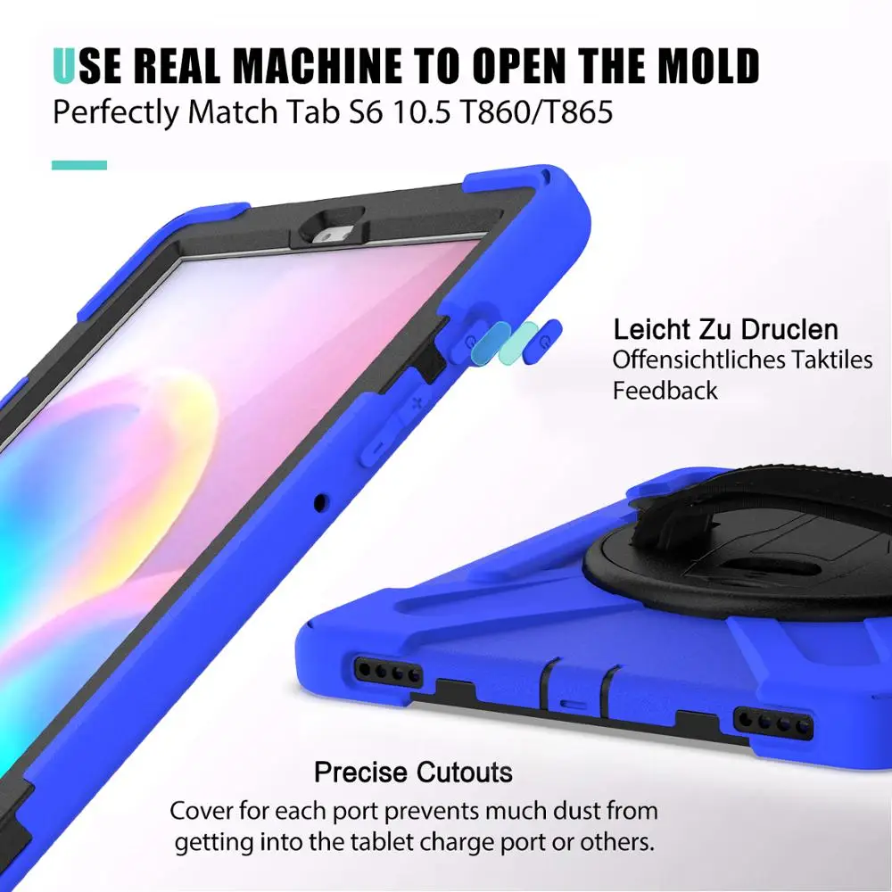 Вращающийся на 360 градусов чехол накладка для планшета Samsung Galaxy S6 10 5 дюйма