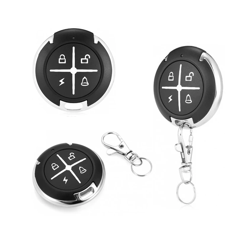 

Mini 4 Buttons 433Mhz Remote Control Garage Gate Door Opener Remote Control Duplicator Clone Round Electric Door Copy Controller
