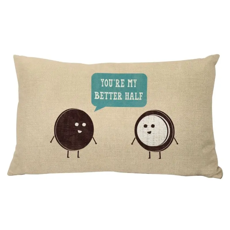 Наволочка с изображением милого персонажа из мультфильма наволочка 45*45 см 30*50