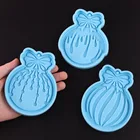 Силиконовые формы в виде рождественского шара, брелка из смолы для рукоделия, силиконовая форма, форма для эпоксидной смолы, Создание украшений, формы для подвески из глины