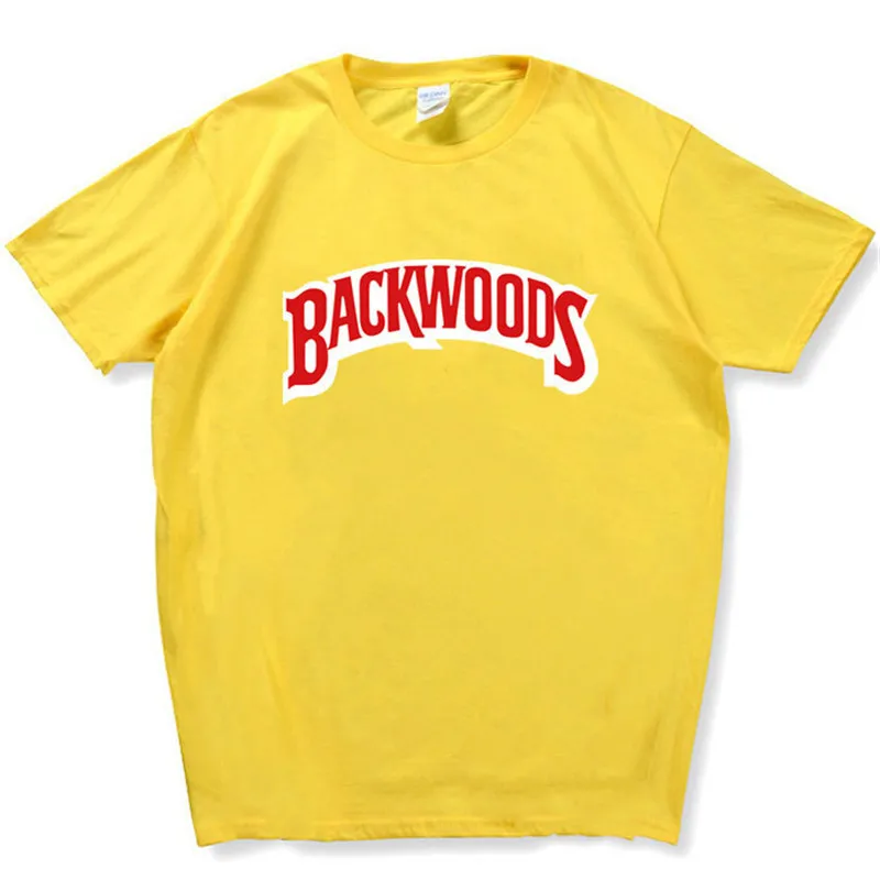 Женские футболки с коротким рукавом и буквенным принтом Backwood уличная футболка
