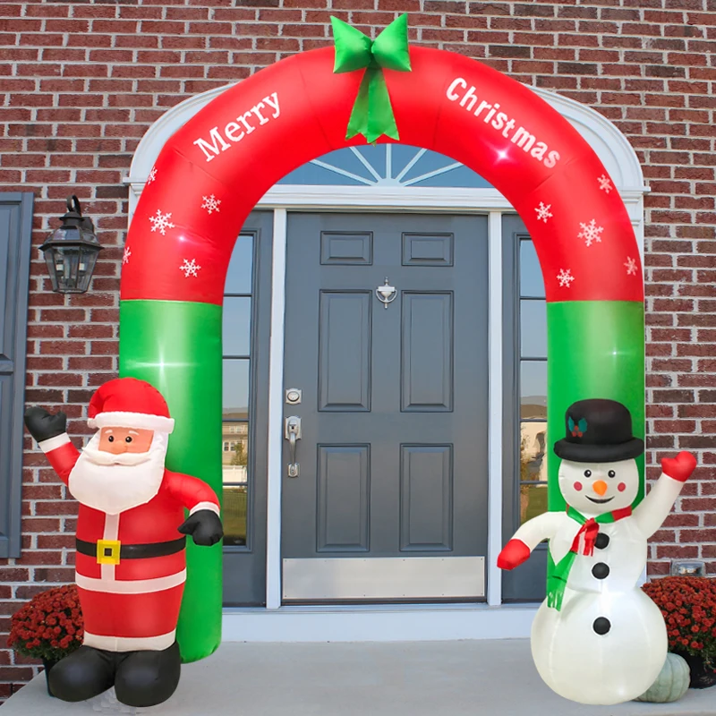 Новый дизайн светодиодные надувные рождественские уличные украшения архивные