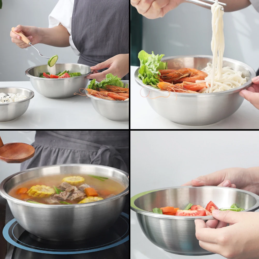 Многофункциональная раковина из нержавеющей стали 304 утолщенная Салатница