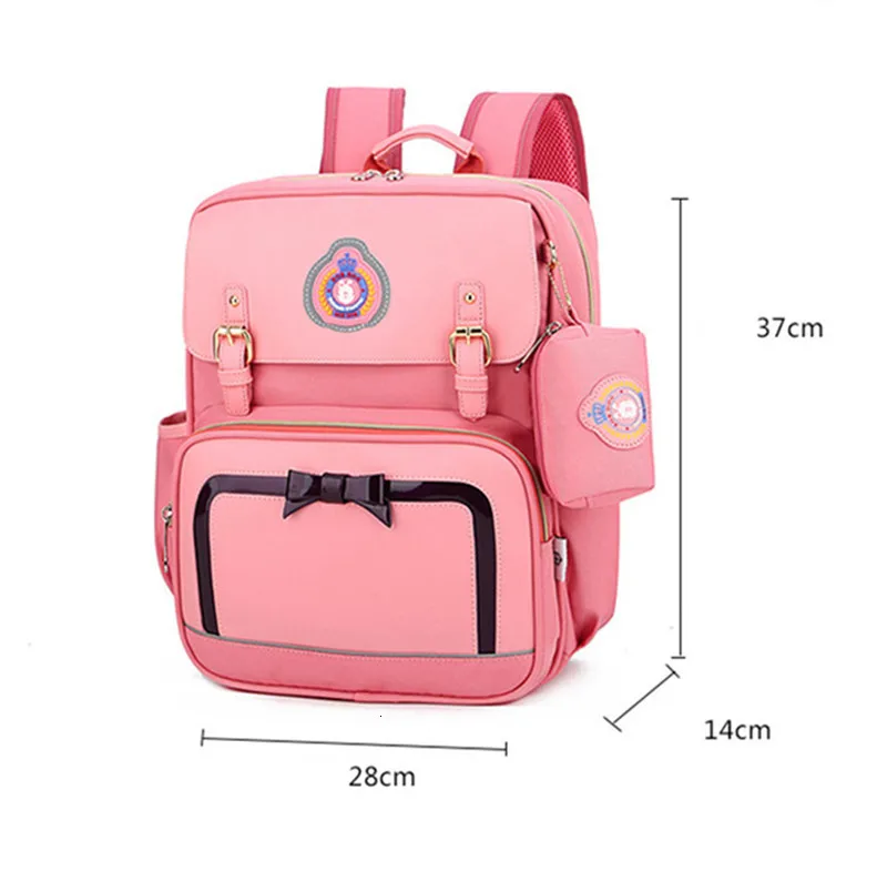 Backpack School bags 2023 Princess Bowknot orthopedic Children Girls satchel bag waterproof schoolbag Kindergarten Mochila