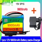 2021 новый литий-ионный аккумулятор 12 В 9900 мАч 18650 для камеры видеонаблюдения 3 А аккумуляторы + зарядное устройство 12,6 в ЕС США + бесплатная доставка