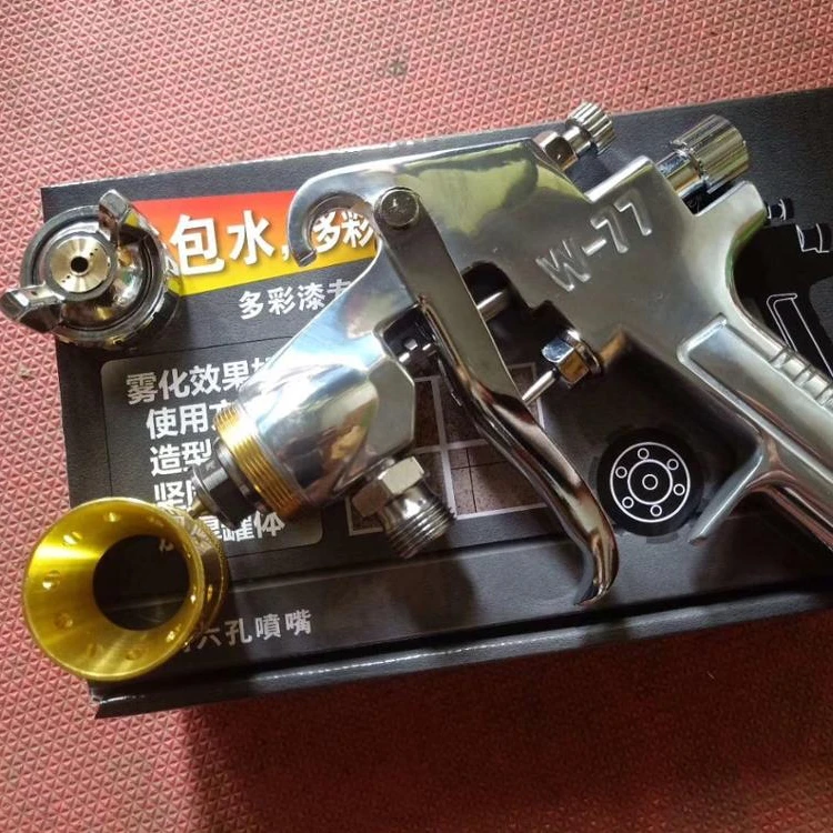 

Spray Gun W-77A with two pcs air cap