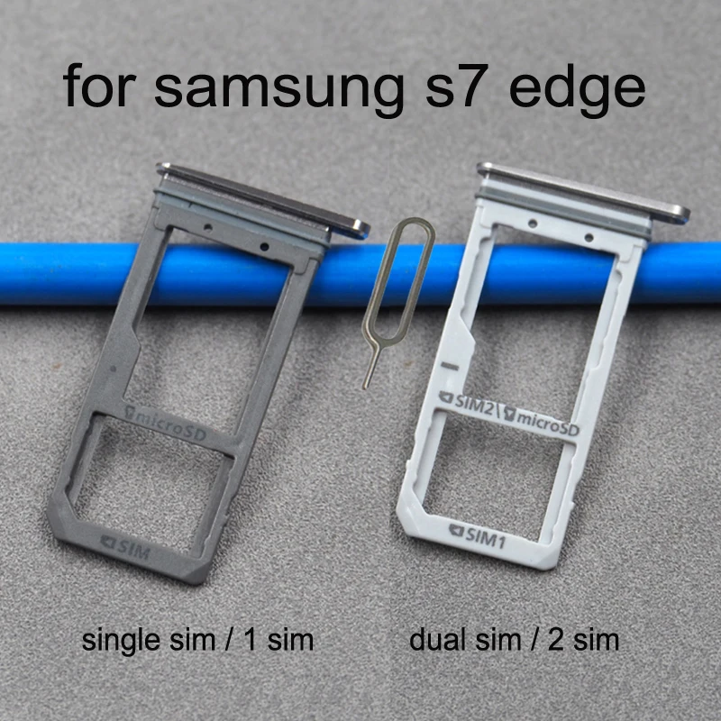 Для Samsung Galaxy S7 Edge G935 G935F G935FD G935A оригинальный корпус для телефона Новый адаптер SIM