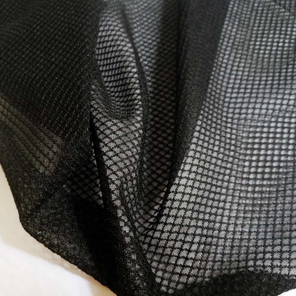 1 шт. белая клетчатая сетчатая ткань французская черная сексуальная прозрачная