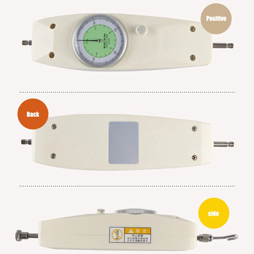 Силовой манометр механический аналоговый толкающий измеритель давления тестер