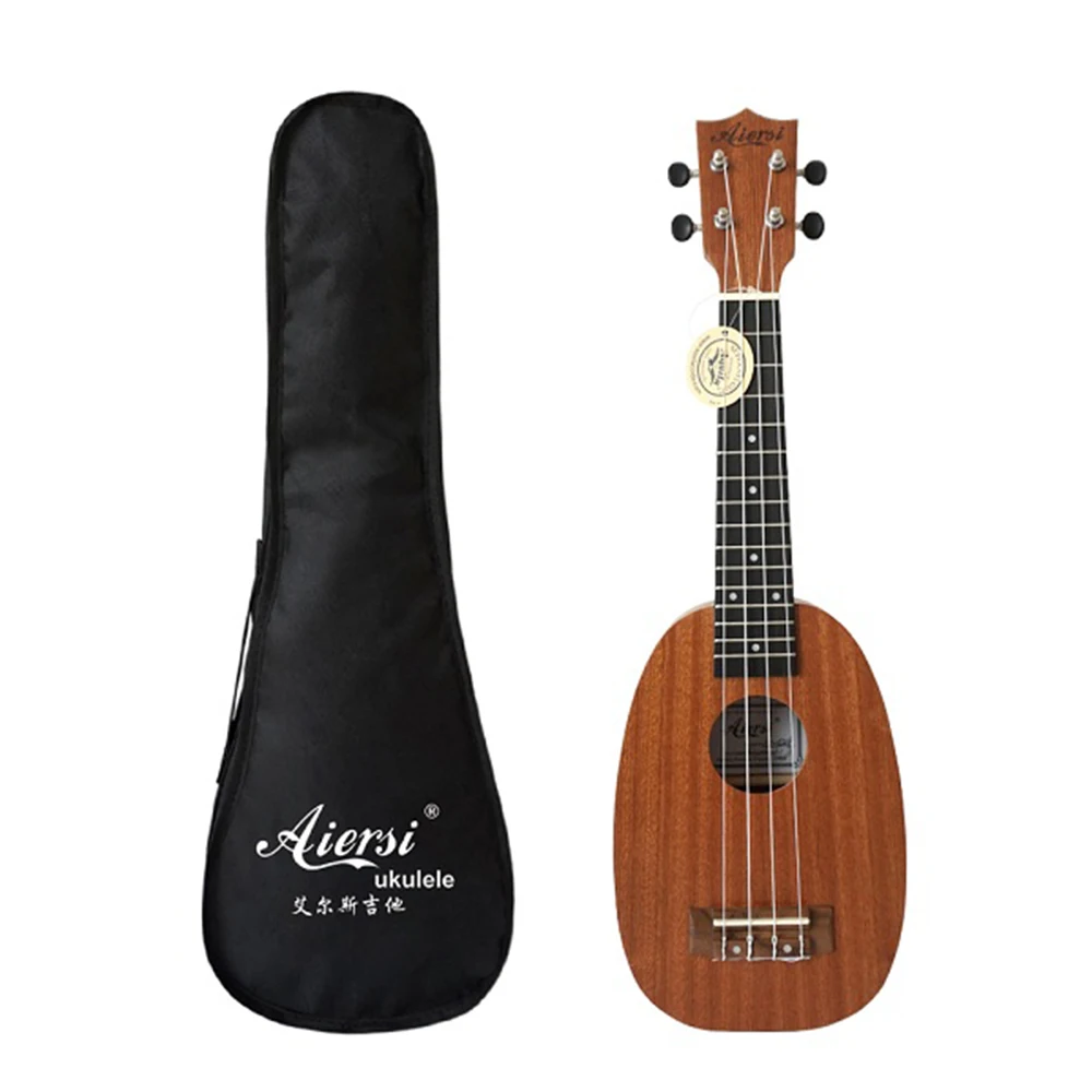 21 дюймов полный набор студенческий цвет ukelele заводская цена красное дерево сопрано Гавайские гитары укулеле - Цвет: 21P with bag