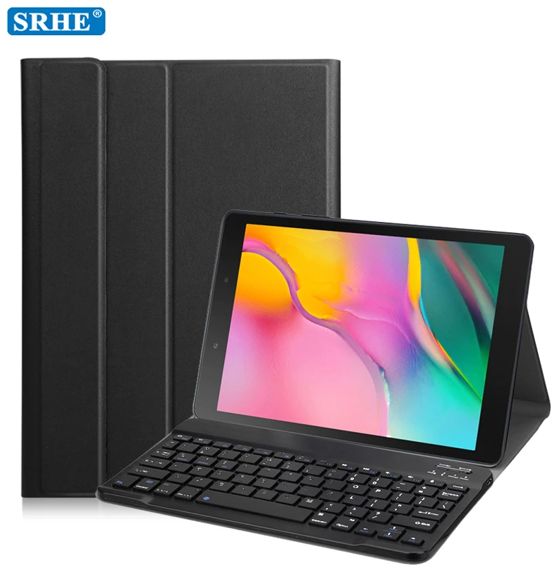 Беспроводная Bluetooth клавиатура чехол для Samsung Galaxy Tab A 8 0 SM-T290 T295 2019 смарт-Обложка