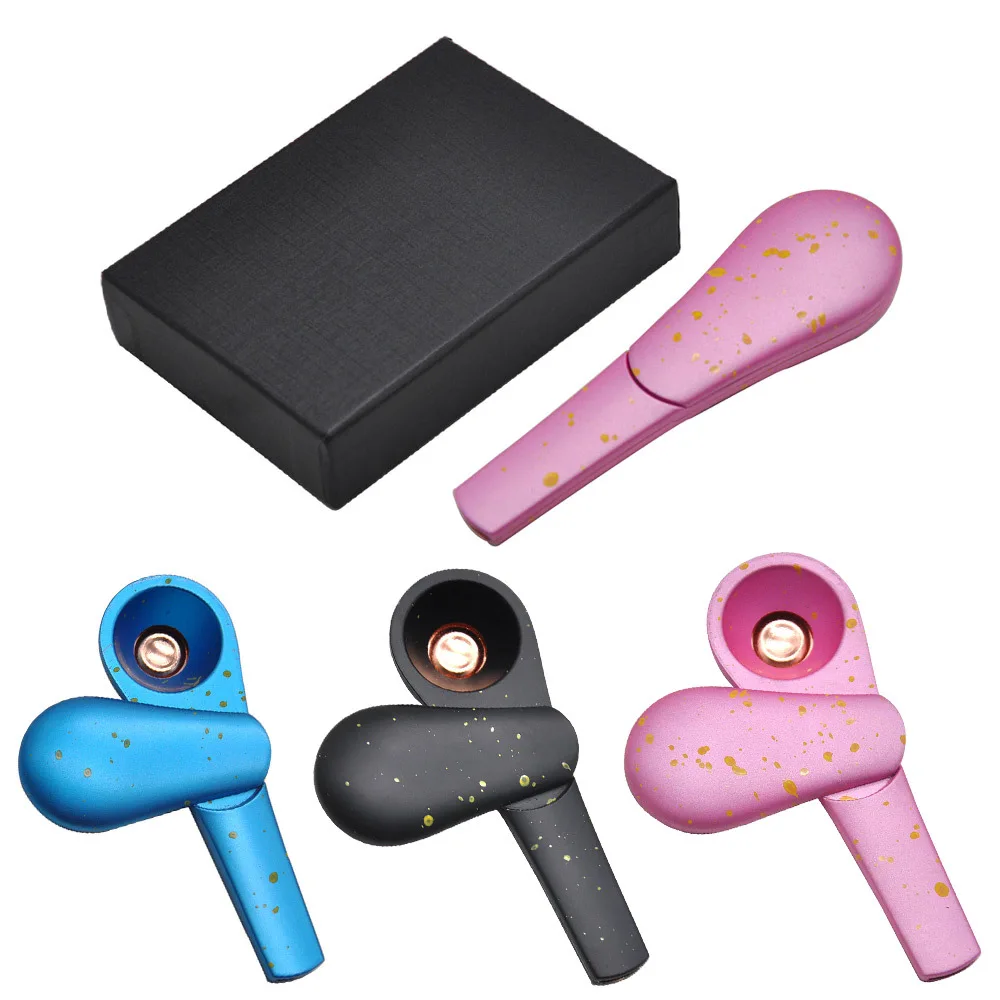 Металлическая ложка курительная трубка портативная креативная травяная