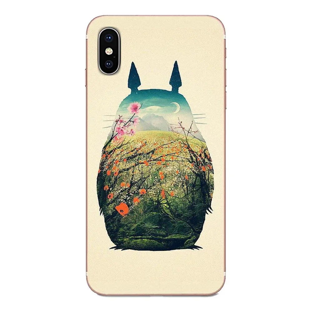My Neighbor Totoro Studio Ghibli Skin Ultra Thin For Galaxy Grand A3 A5 A7 A8 A9 A9S On5 On7 Plus Pro Star 2015 2016 2017 2018 | Мобильные