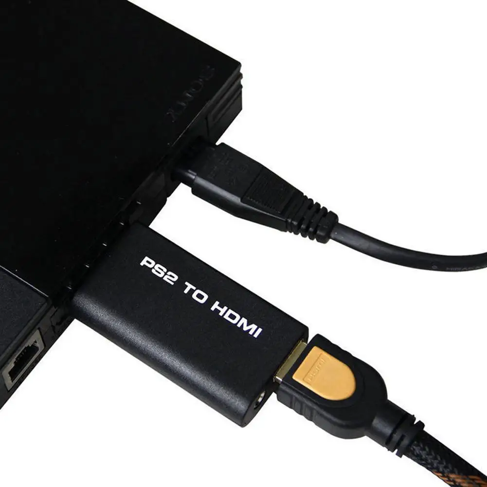 

For PS2 to HDMI with 3.5mm Audio Video Converter Connector AV Adapter for HDTV