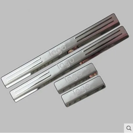 

steel Door Sill Plate Door Scuff Cover Kick Step Trim Protector Molding Car styling Fit For Ford Focus 2 Focus 3 Mk3 2005-2011
