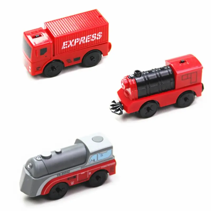 

Combination Of Magnetic Electric Locomotive Train Wooden Track Accessories CORB