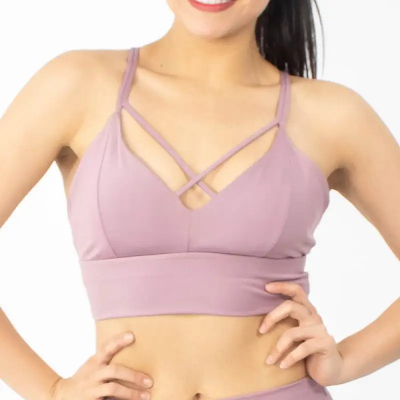 

Топ женский спортивный, пуш-ап, с бретельками