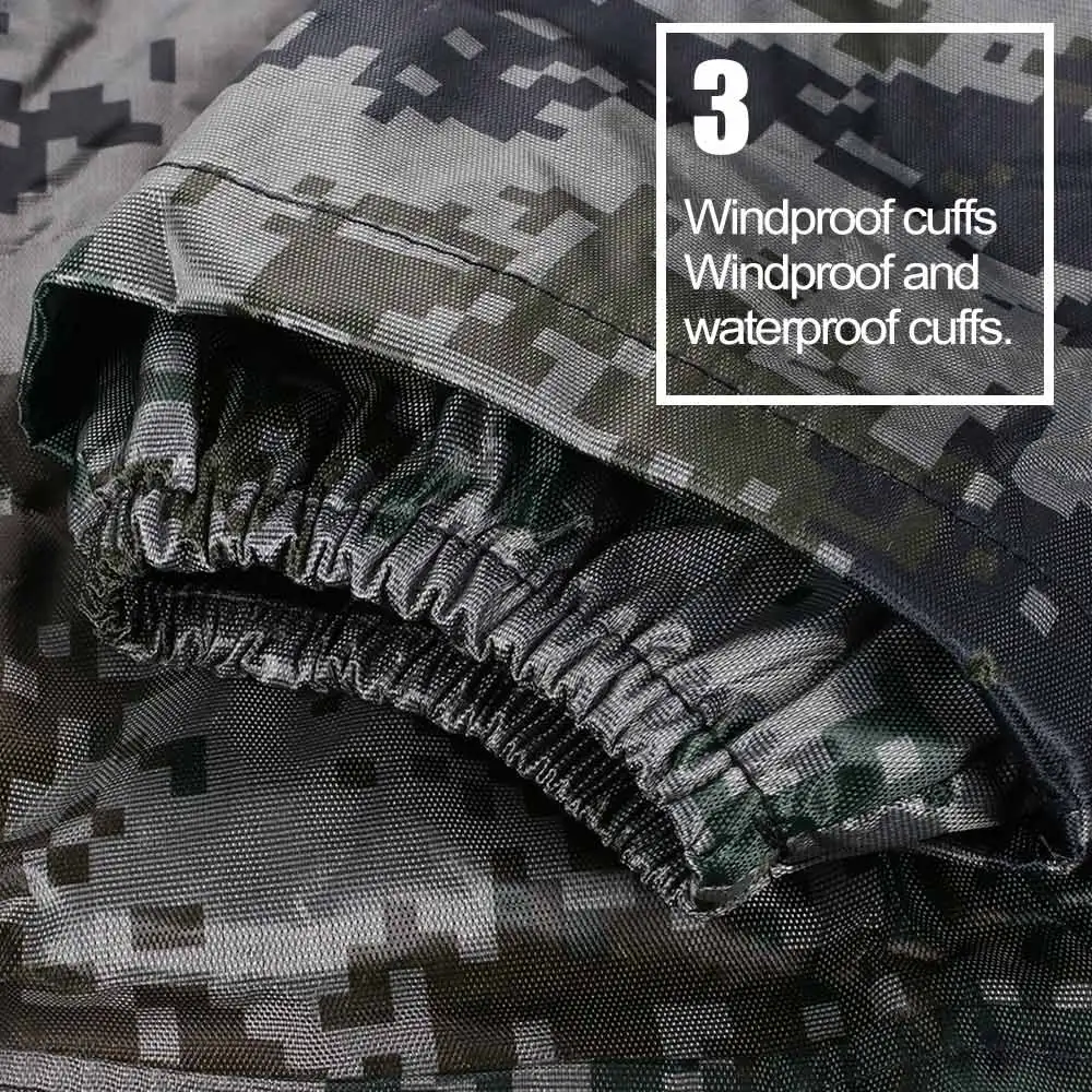 Водонепроницаемый светоотражающий мотоциклетный плащ комплект дождевиков для