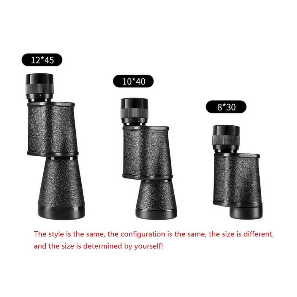 

8X30 10X40 12X45 Monocular Telescope Powerful Military Scope Waterproof HD Hunting Optics Spyglass High Quality Long Range 1000m