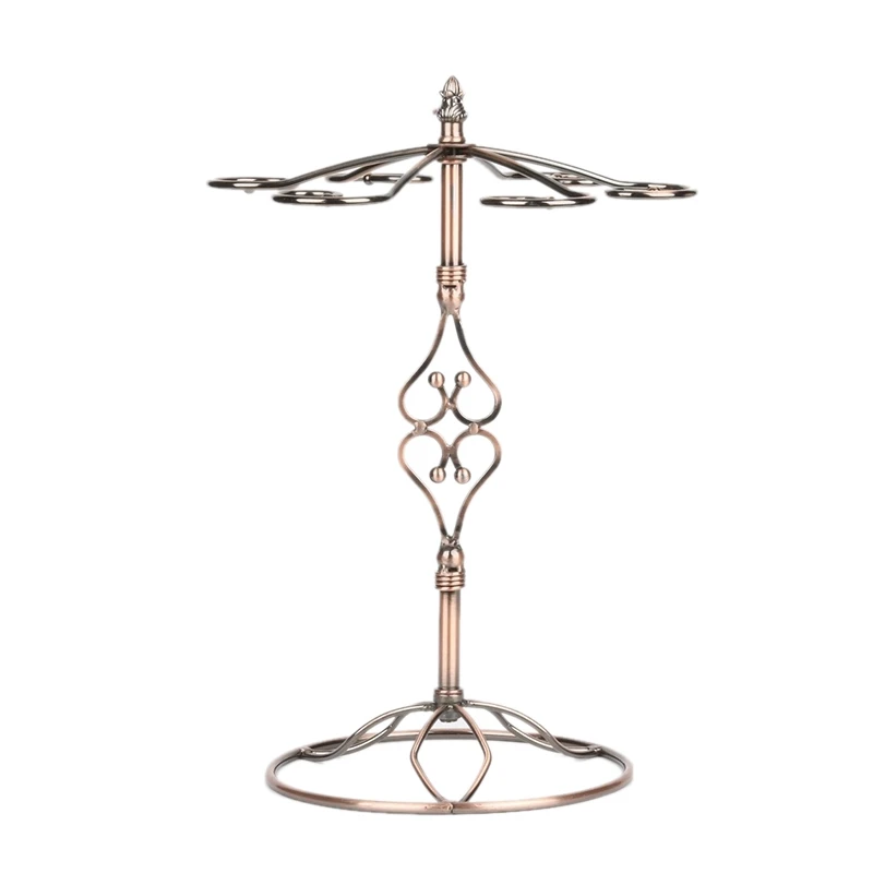 Нержавеющая сталь держатель для винного стекла бронзовая настольная стойка