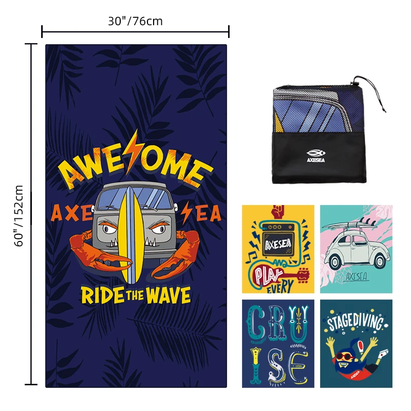 Полотенце из микрофибры быстросохнущее легкое супервпитывающее|Полотенца для