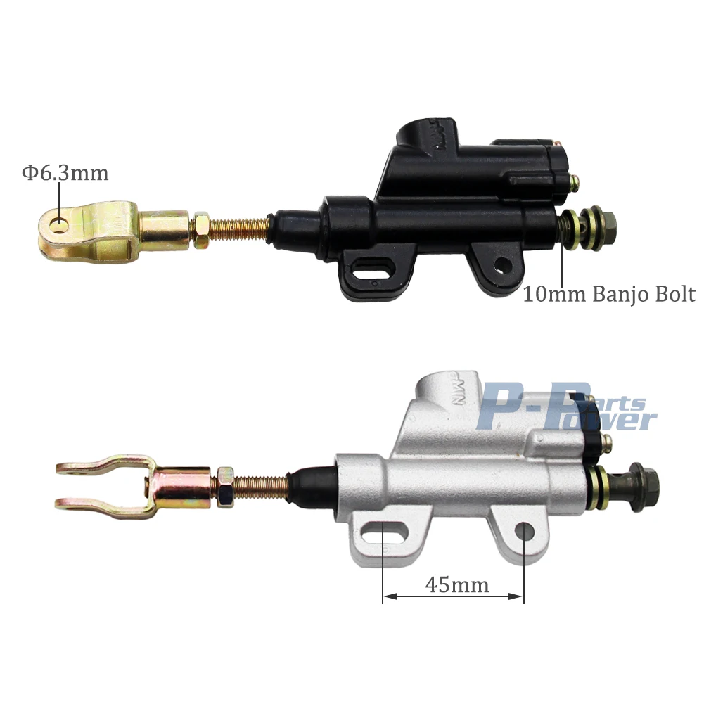 10mm Rear Hydraulic Brake Master Cylinder Pump For 110cc 125cc 140ccc 150cc 250cc Dirt Pit Quad Bike ATV SSR Taotao - купить по