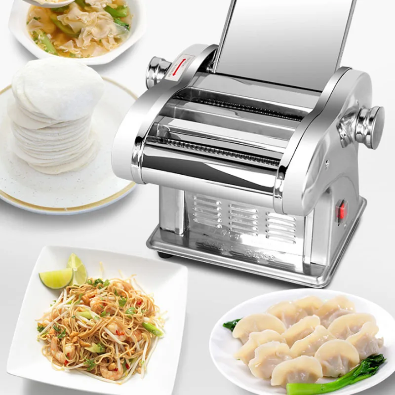 Noodle Machine Household Fully Automatic Electric Noodle Machine Stainless Steel Pressure Machine Pressure Surface Dumpling