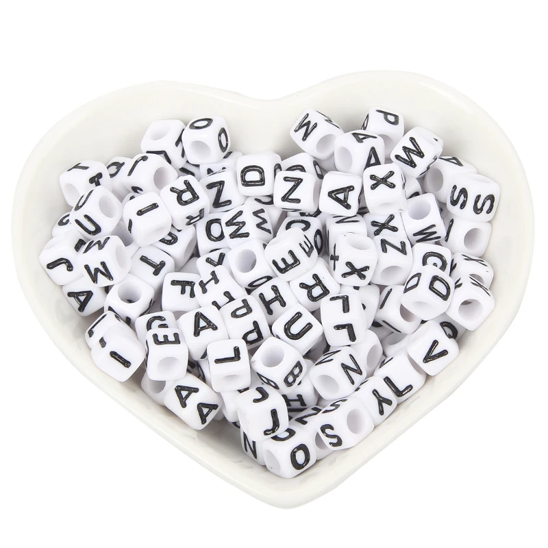 Бусины акриловые разноцветные для самостоятельного изготовления ювелирных