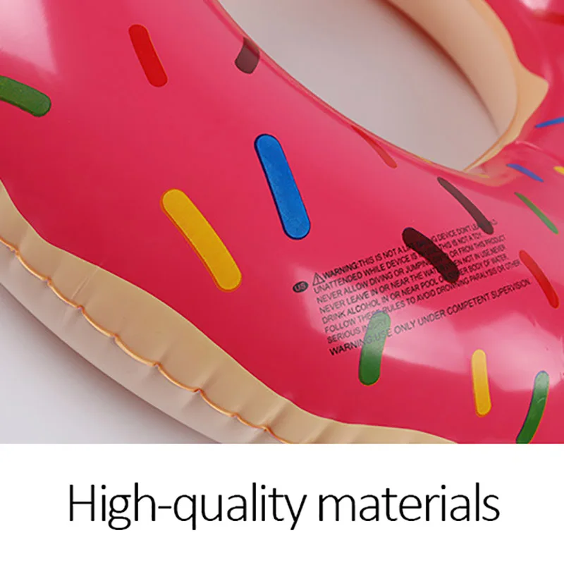 

Donut Pool Float Rubber Ring Inflatable Swimming Ring For Adult Kids PVC Swimming Mattress Swimming Pool Toys Water Seat
