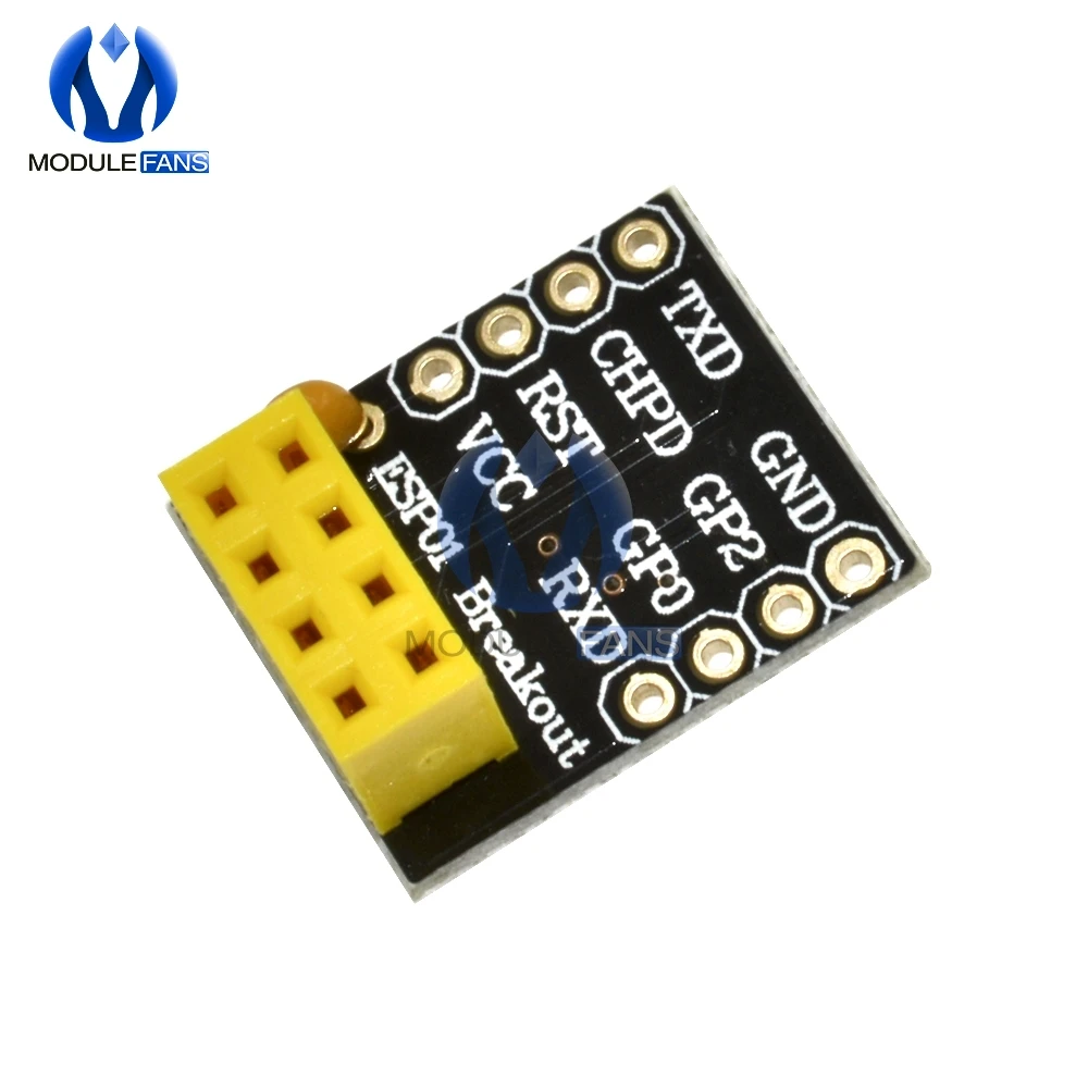 5PCS ESP-01 Esp8266 ESP-01S Model Of ESP8266 Serial Breadboard Adapter To WiFi Transceiver Module Breakout UART | Электронные