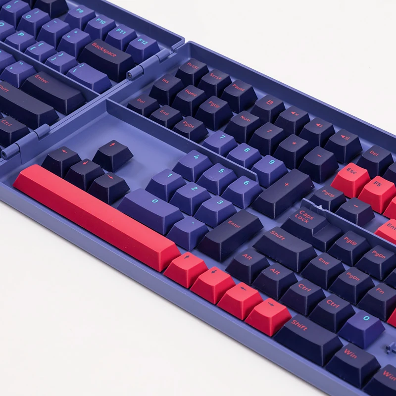 AKKO Neon Full Keycaps Set Cherry Profile PBT Keyboard Keycap Mechanical Keyboard Key Cap Double Shot Compatible MX Switches 157