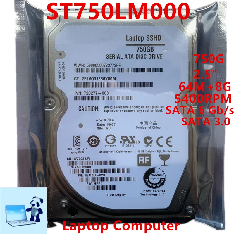   SSHD  Seagate 750GB 2, 5  SATA 6 /. 64MB + 8G 5400RPM   SSHD   SSHD  ST750LM000
