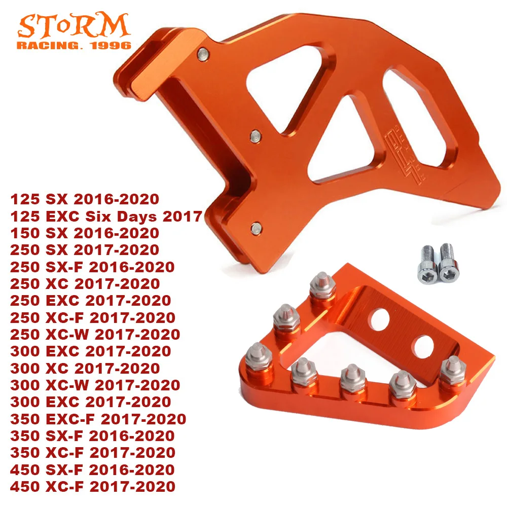 2020 Задний дисковый ротор защита тормозов крышка педаль протектора для KTM SX XC XCW SXF