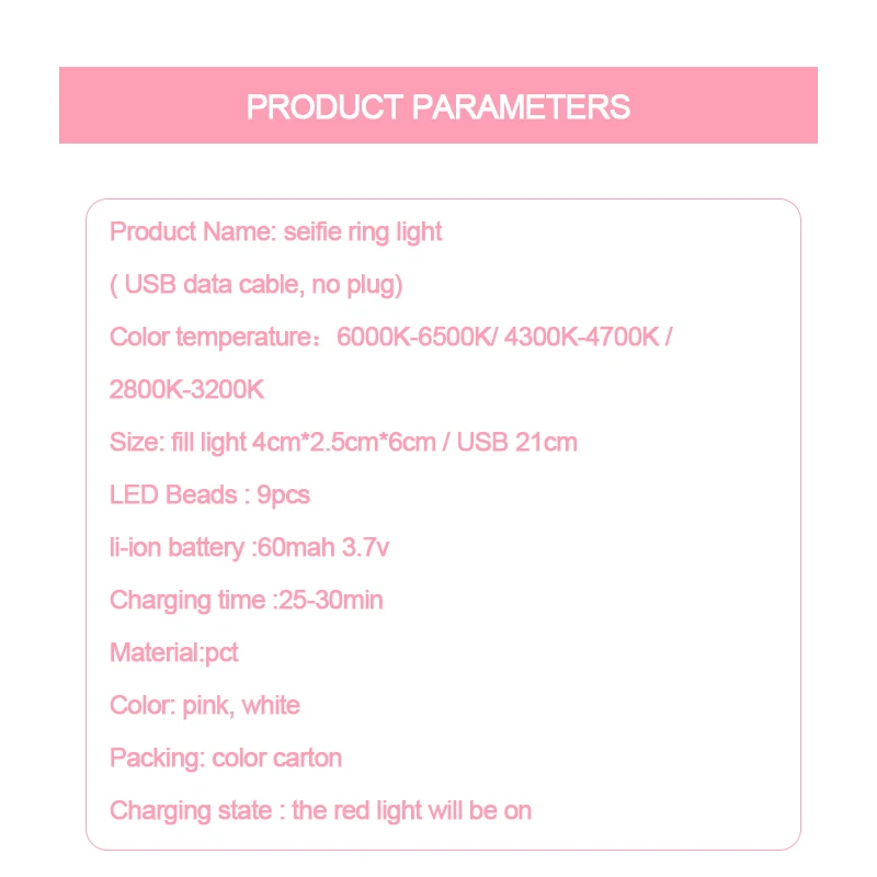 

3-Color Mobile Phone Fill Light Portable Ring Flash Mobile Phone Photography Enhanced Photography For IPhone Samsung Smartphone