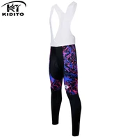 kiditokt 2021 with 3d gel padded autumn mountain bicycle cycling bib trousers bike tights womens shockproof cycling bib pants
