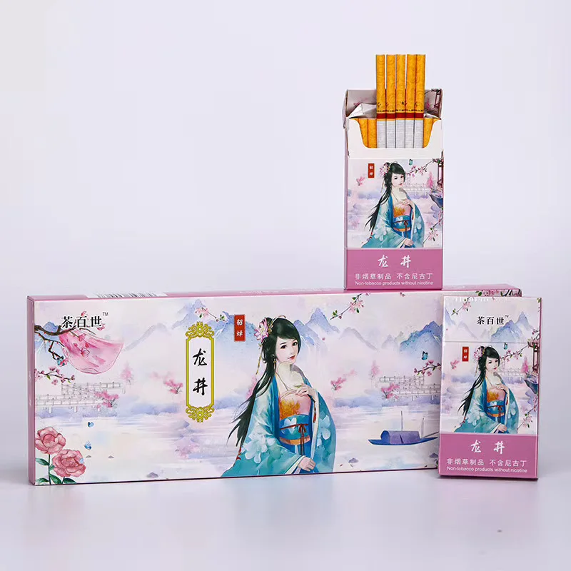 Зеленый чай Longjing тонкий табак без табака монополия травяной для мужчин и женщин |