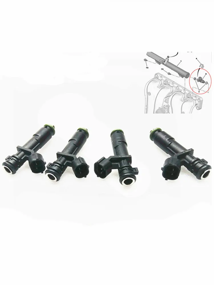 Бензиновый инжектор OEM 1984F8 9660275780 A2C5951 для Peugeot 307 407 508 408 308 807 3008 Citroen C4 C5 C6 C8 |