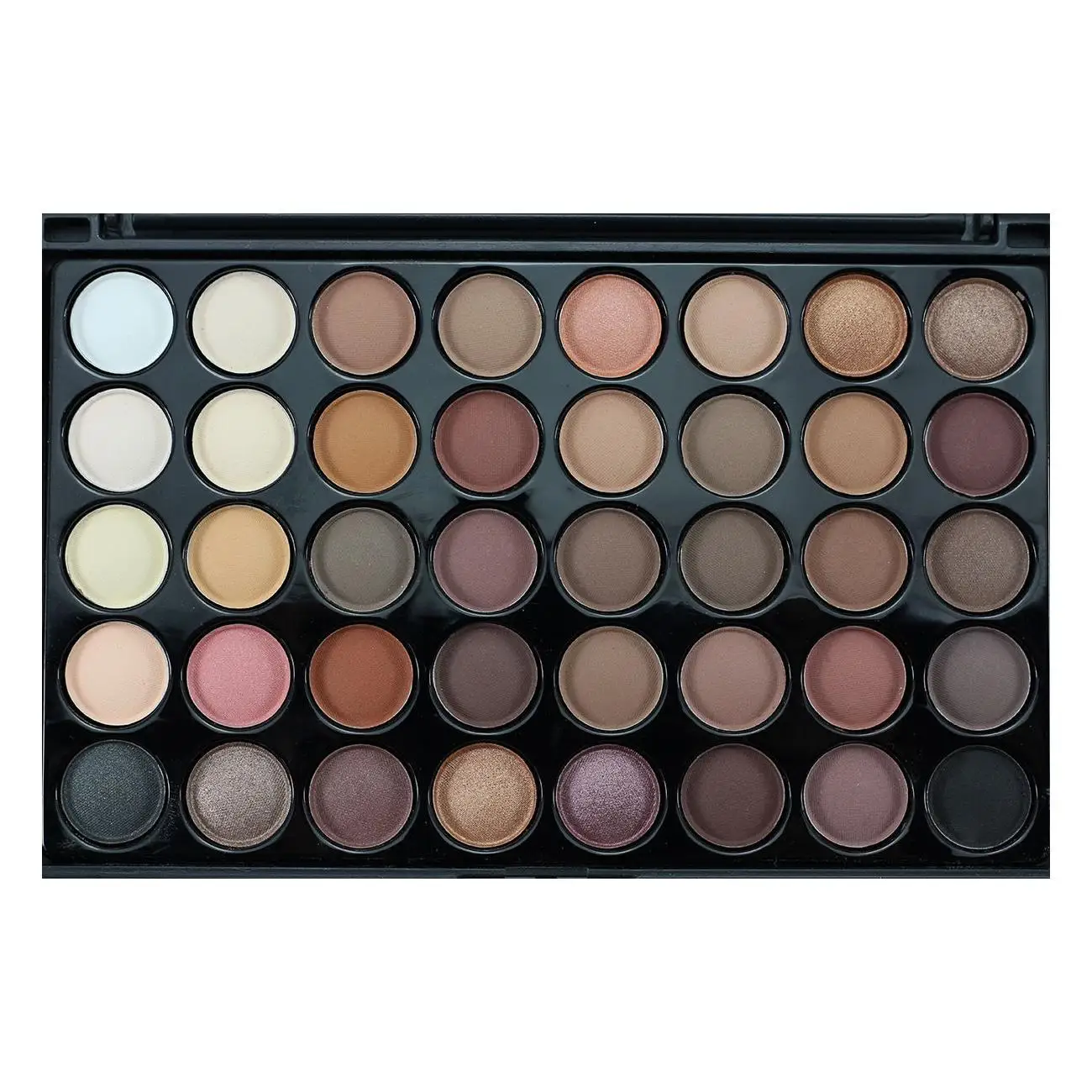 40 цветов Палитра теней для век #2/#1 перламутровая Косметика Натуральный Матовый