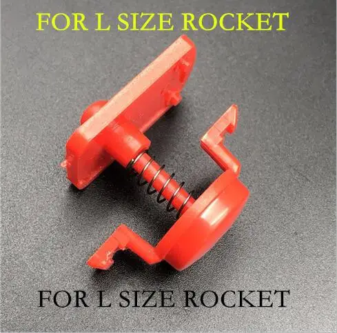 5 sets for L size Красные заглушки весенние запасные части для наживки ракеты ударные spod рыболовные снасти питогенные приманки устройства доставки всплывающие spod бомба - Цвет: 5 sets for L size