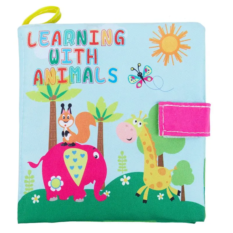 Мягкая детская тканевая книга ранняя развивающая кроватка игрушки для детей 0 36