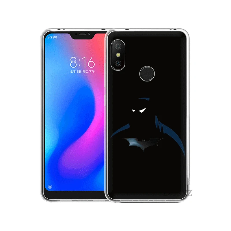 Мобильный чехол для телефона Xiaomi mi 5 5S 6 x 2S 8 A1 A2 5X 6X Lite F1 9 9T MAX 3 A3 Pro CC9 CC9E Бэтмен