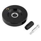 1 шт. черный токарный станок, фрезерный станок, заднее волнистое ручное колесо с вращающейся ручкой (8X63 мм)