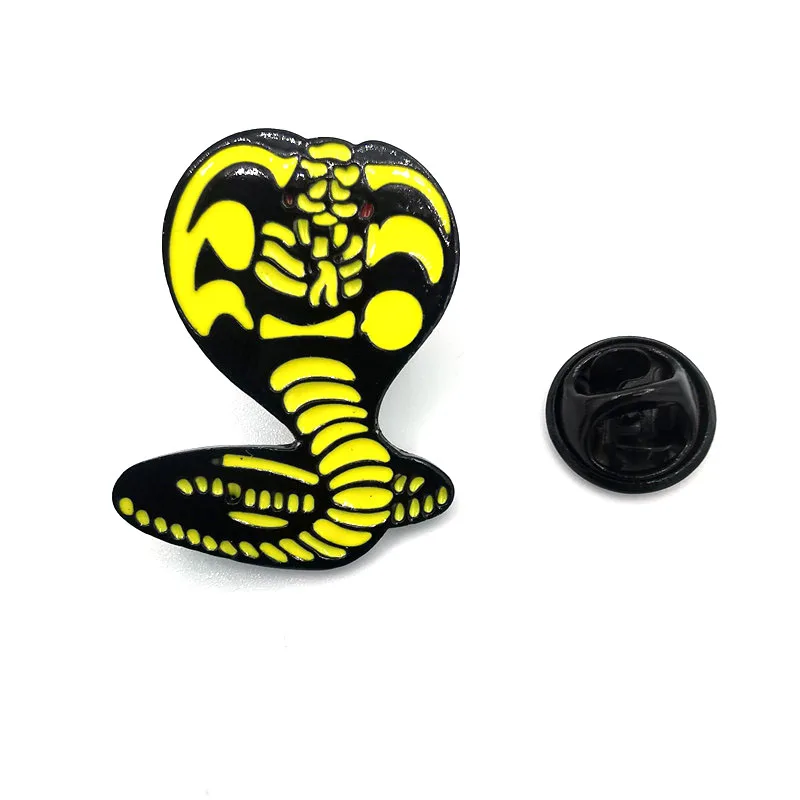 Cobra kai snake винтажная одежда булавки для детей мужчин и женщин забавный рюкзак