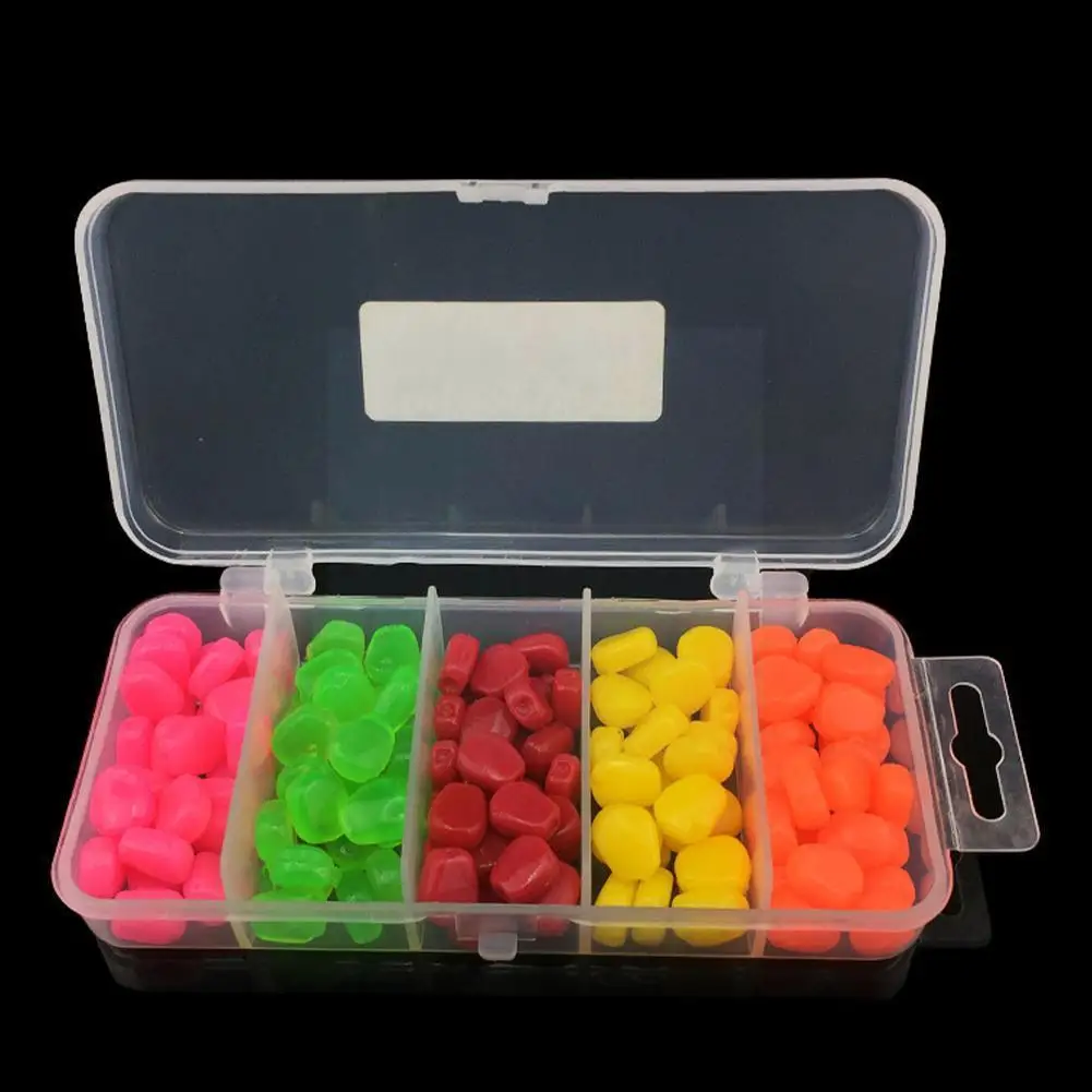 

5 цветов, кукурузная форма, приманка для карпа, Тонущая искусственная приманка со вкусом кукурузы, для рыбалки, озерной рыбы, аксессуары для ...